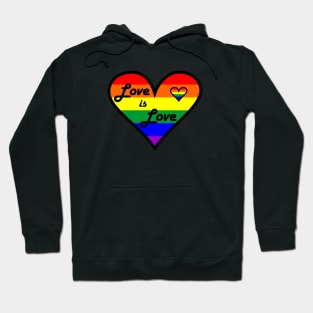 T-shirt Love is love Hoodie